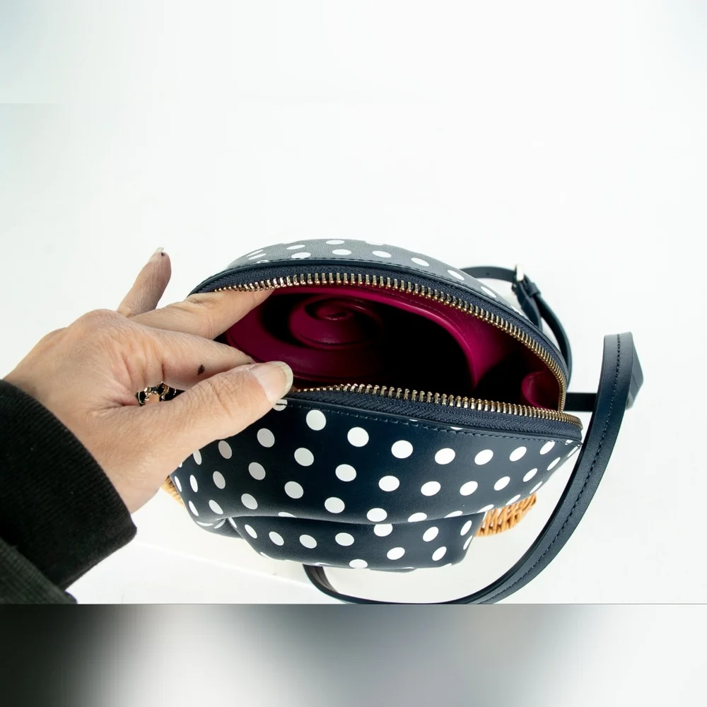Kate Spade Navy and White Snail Crossbody Bag - Picture 3 of 5